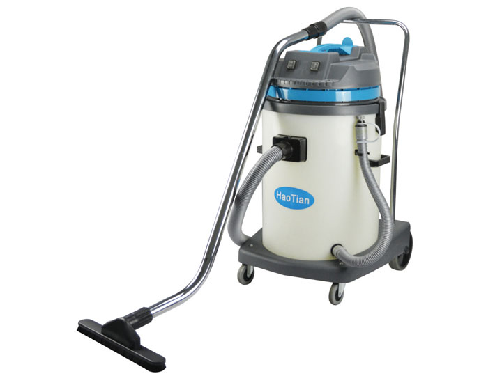 HT60-2 HaoTian 60L Two-motor stainless steel wet and dry vacuum cleaner