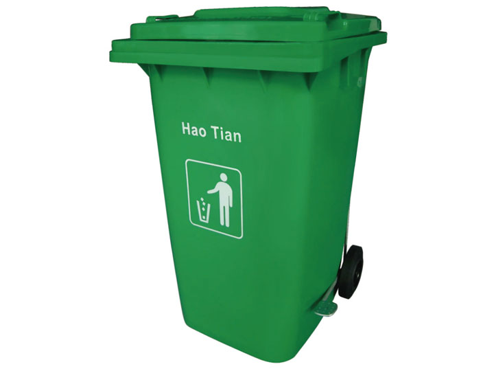 B-004A 240L Foot-pedal Side-wheel Garbage Bin