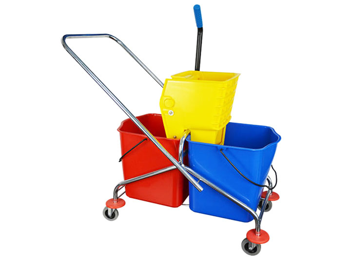 B-043 Side-press Double Mop Wringer Trolley