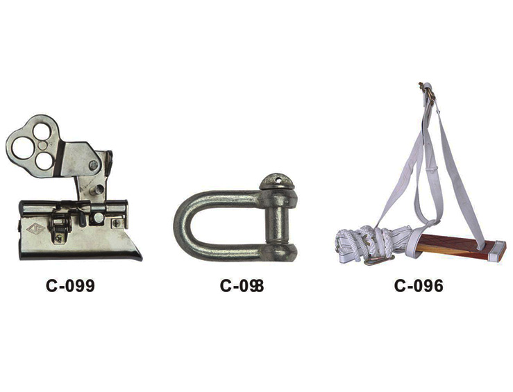 C-096&C-098&C-099 吊板 安全带&U形环&自锁器