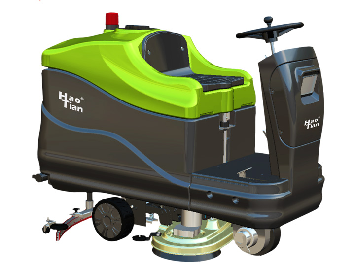 HT-105 Ride-on Scrubber Drier(double-brush )