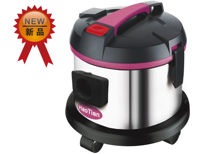 HT-10 HaoTian 10-liter Stainless Steel Silent Wet and Dry Vacuum Cleaner